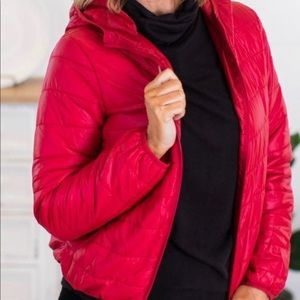 Red Puffer Jacket